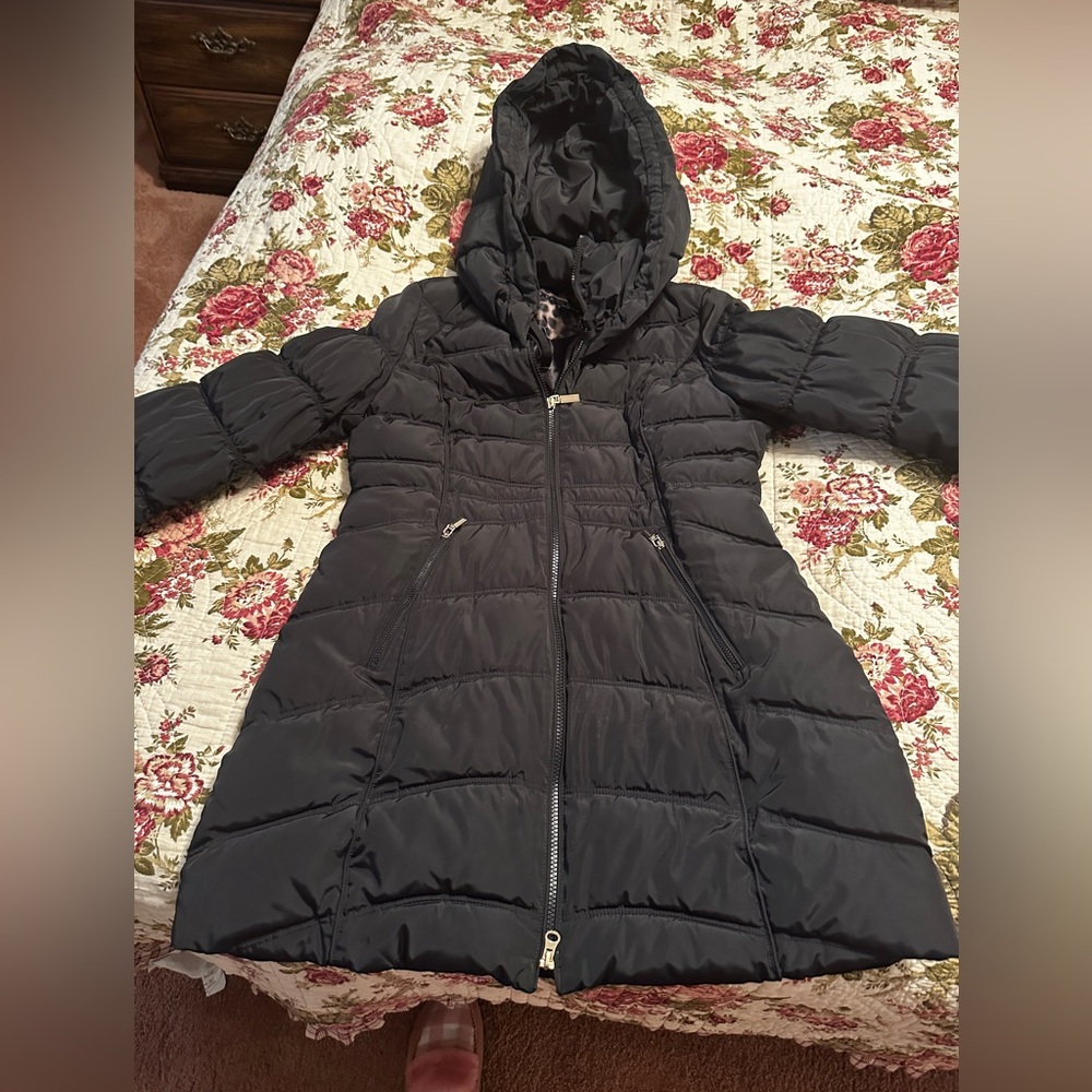 Landry by Shelli Segal Women’s Black Puffy Winter Coat Sz Medium